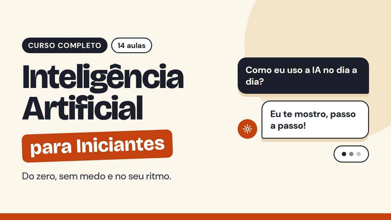 Capa do curso Inteligência Artificial para Iniciantes