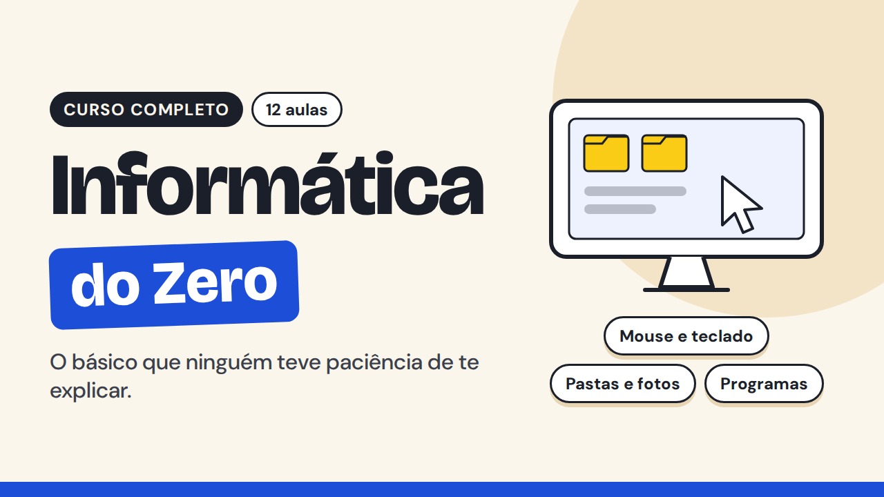 Capa do curso Informática do Zero
